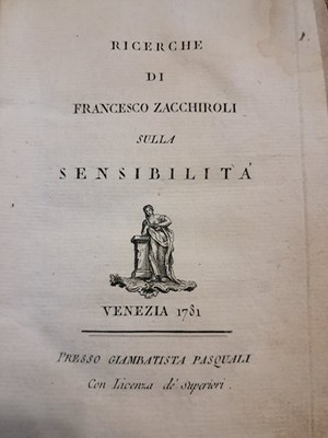Ricerche di Francesco Zacchiroli sulla sensibilità