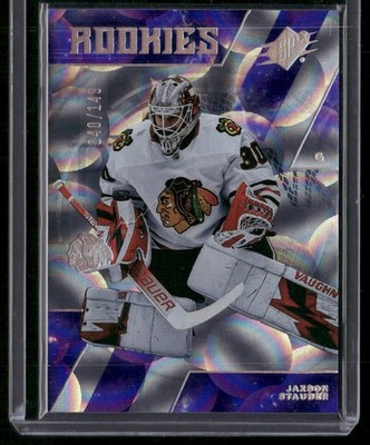 2023-24 SPx #182 Jaxson Stauber Parallax Purple