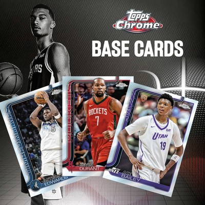2025-26 Topps Chrome NBA - Base COMPLETE YOUR SET - You Choose #251-300 Rookies!