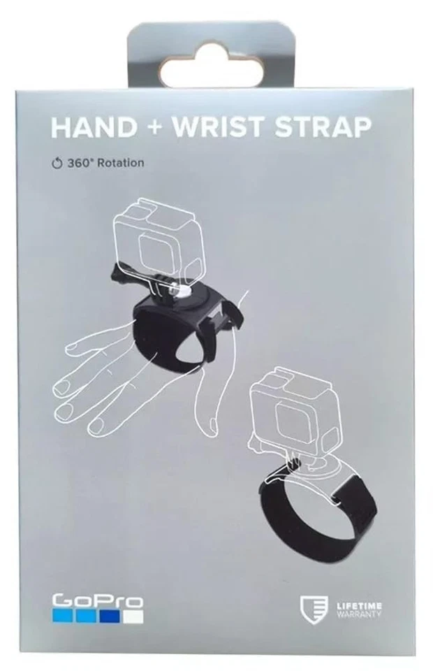 Gopro Hand And Wrist Strap Mount 360 Degree Rotation Adjustable Black Body Strap - Image 4 of 4
