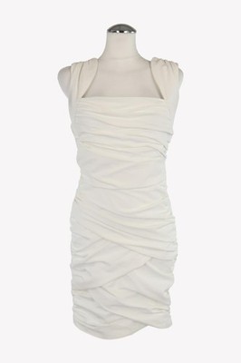 Cinq à Sept Damen Kleid Gr. 36 (4) Weiß Kleid Bleistiftkleid Etuikleid Dress