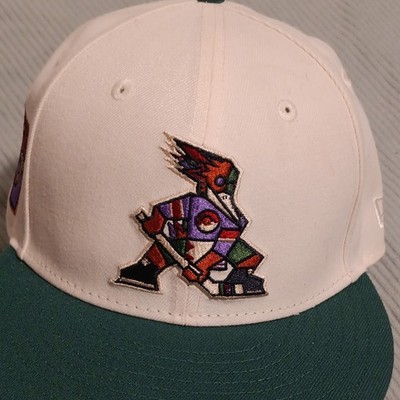 New Era 59FIFTY Fitted San Jose Barracuda AHL Hockey Cap Hat White/Green