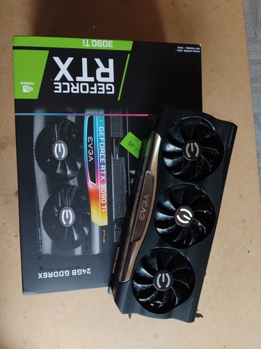 EVGA NVIDIA GeForce RTX 3090 TI FTW3 ULTRA V2. 24GB GDDR6X, GRAPHIC CARD, S50