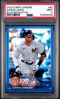 2023 Topps Chrome Aaron Judge #62 Blue Refractor #/150 PSA 9