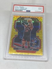 2021 PRIZM #131 GARY TRENT JR. GOLD SHIMMER RC ROOKIE SP/10 PSA 9 MINT POP 1