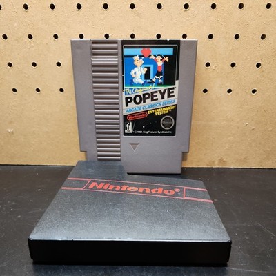 1986 Original Nintendo NES The Original Popeye Game ~ Tested ~ A3