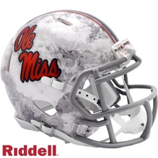 2025 MISSISSIPPI (OLE MISS) REBELS RealTree CAMO NCAA SPEED MINI FOOTBALL HELMET
