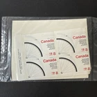 Canada Post # 642 SEALED 4x Inscription Corner Block Set - FV$ 1.28