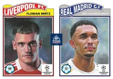Topps Living UEFA 25/26 #803 & #804 Florian Wirtz Trent Alexander-Arnold PRESALE