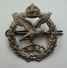Genuine WW2 Army Air Corps Cap Badge Electrical Type Lugs Parachute Glider