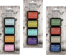 Ranger Ink Tim Holtz Distress Archival Mini Ink Kits - Kit 4, Kit 5 and Kit