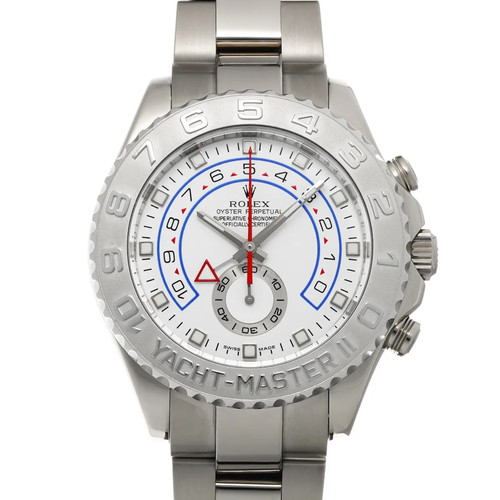 Rolex Yacht-Master II 116689 44mm White Gold White Wristwatch #WW3296