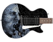 Tool Maynard James Keenan Autographed Gibson Epiphone Les Paul Graphics Guitar A