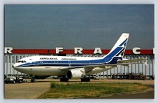 Vintage Aerolineas Argentinas Airbus A310 Postcard Unposted 5.5x3.5 France
