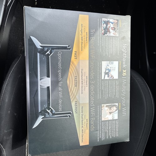 NETGEAR Nighthawk X6 AC3200 Tri-Band WiFi Router R8000-100NAS - Afbeelding 3 van 8