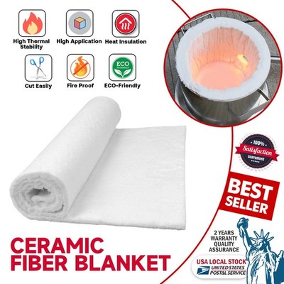 Easy to install Ceramic Fiber Blanket Insulation High Temperature Fireproof Pad