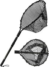 Hlotmeky Large Rubber Black Fishing Net, Net 