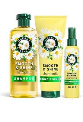 Herbal Essences Chamille Smooth & Shine Set: Shampoo 350ml + Conditioner 250ml