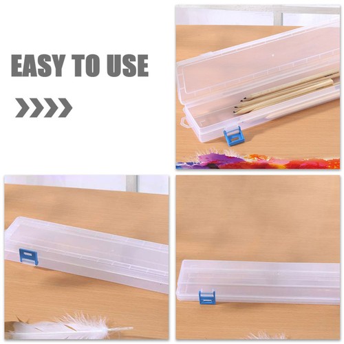 4 Pcs Watercolor Pen Holder Oil Brush Box Child Storage Portable Plastic Paint - Bild 3 von 12