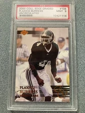 2000 COLLECTOR'S EDGE UNCIRCULATED PLAXICO BURRESS #108 PSA 9 MINT /5000