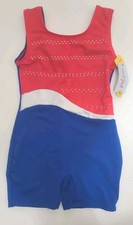 Cat Jack Girls Patriotic Americana Leotard L 10-12