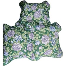 Vintage Set Of 3 Floral Throw Pillows 12 x 12" Each