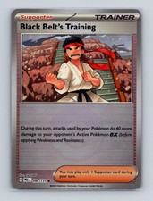 Black Belt's Training 098 2025 Pokemon Prismatic Evolutions Poke Ball Card NM+ b