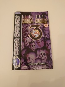 Ultimate Mortal Kombat 3 Sega Saturn Boxed With Manual