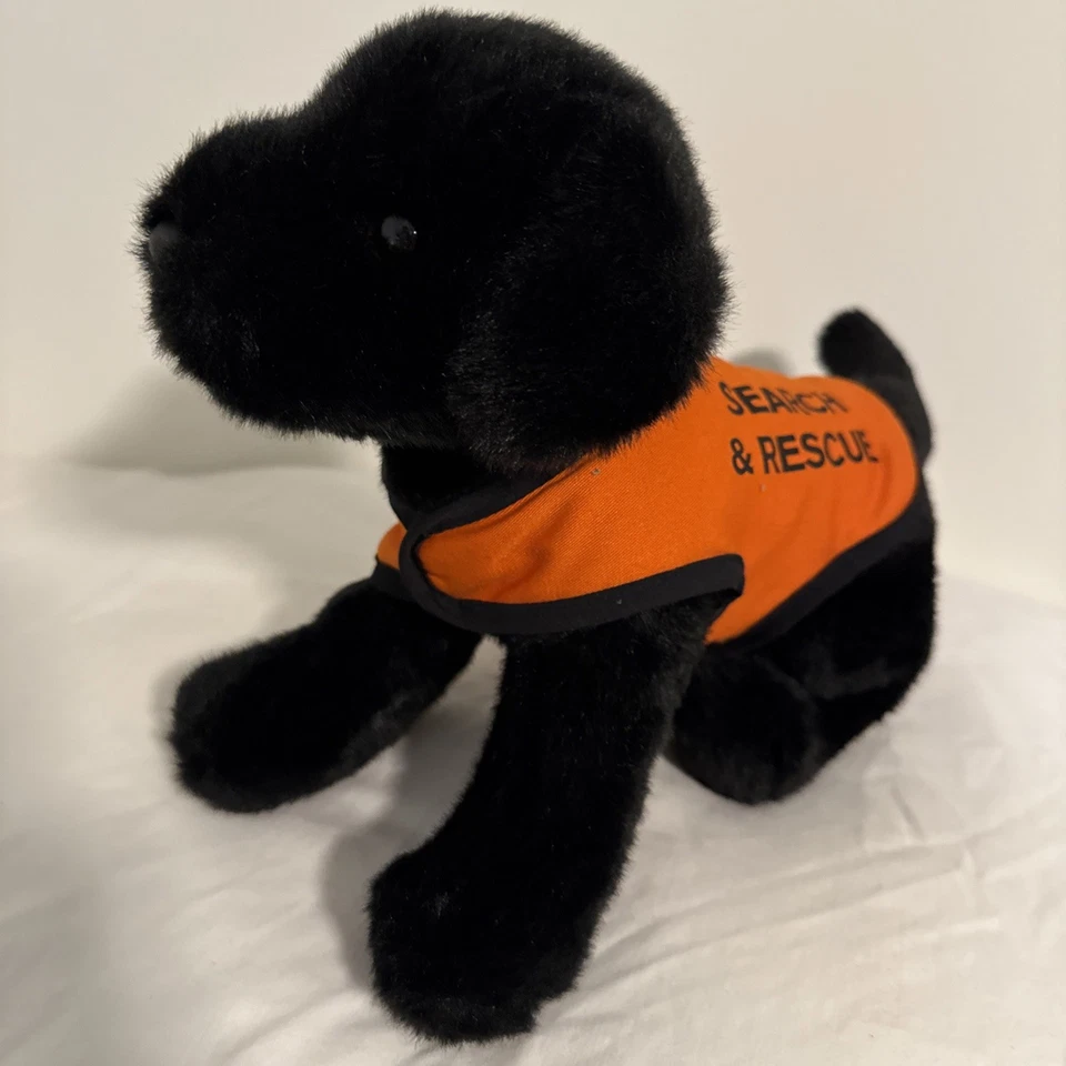 Douglas Toys Search & Rescue Puppy Dog 12” Inch New York 911 Memorial Plush 9/11 - Image 2 of 4