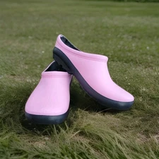 Women’s Sz 9 Pink SLOGGERS Hoseable Garden Shoes Made In USA EUR 40 Insert (K)