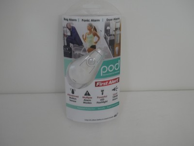 POD First Alert Personal Security Alarm with Flashlight-Panic & Alarm (4B1)