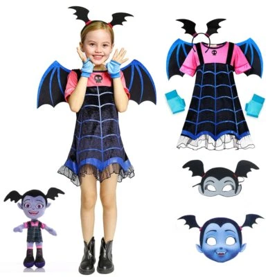 Disfraz De Princesa Vampirina Para Niñas Ropa De Carnaval O Fiesta De Halloween - Picture 1 of 14