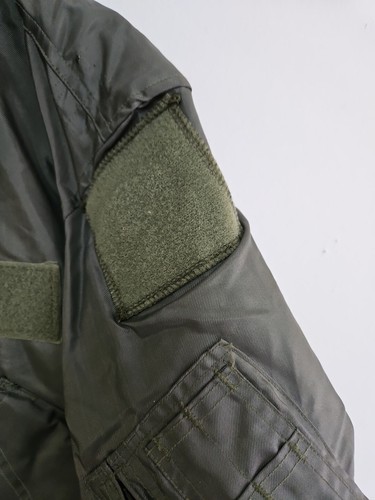 Vtg 90s CWU-45/P Flight Jacket Alpha Industries 1995 Sz L Aramid Flyers Cold - Picture 7 of 9