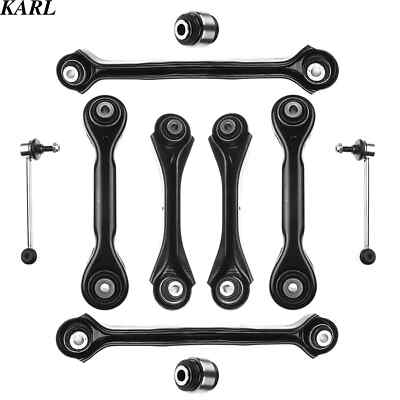 Aladiche Rear Upper Control Arm Suspension Kit Sway Bar Link Kit Compatible W