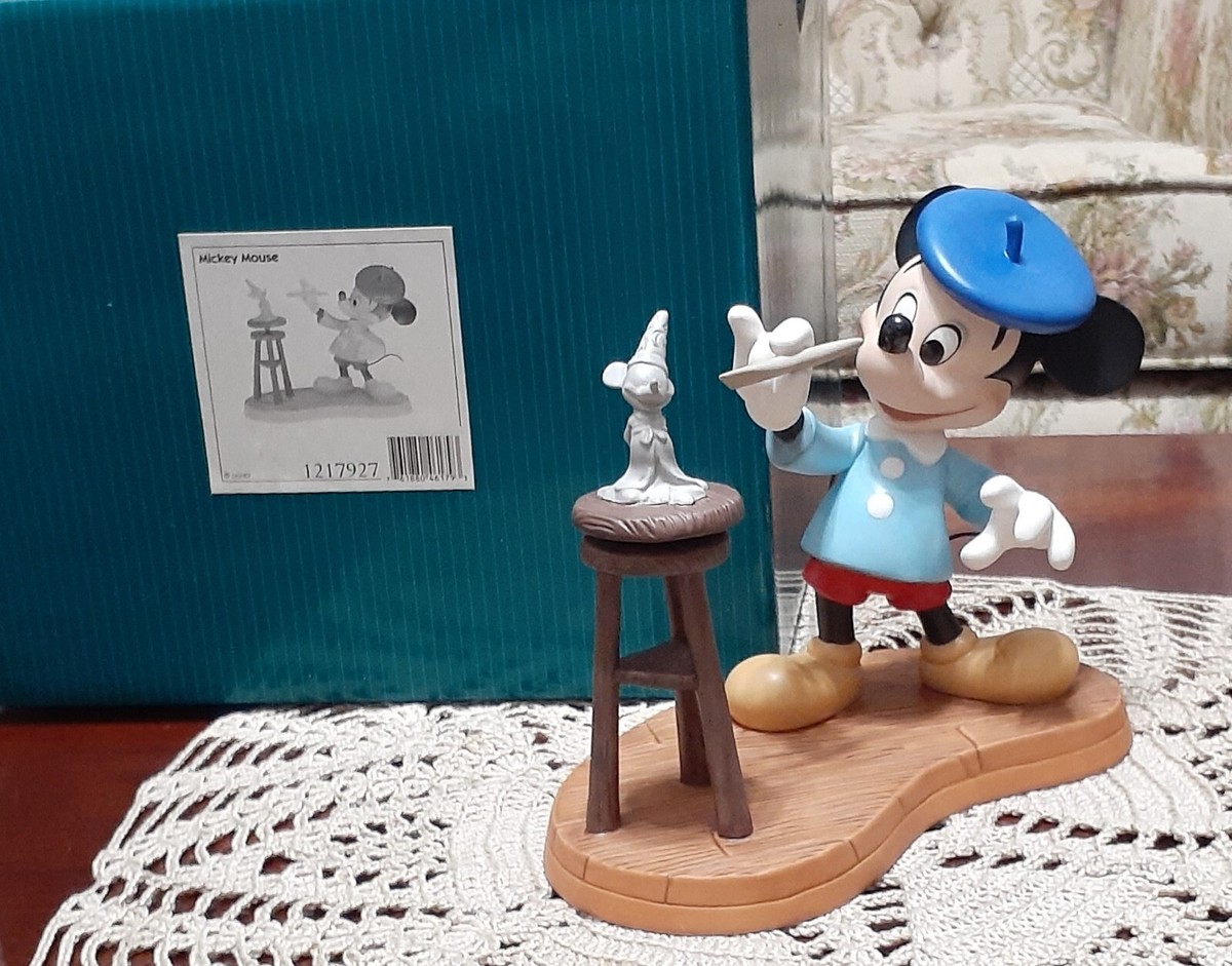 wdcc  ミッキーフィギュア Disney~WDCC~10 ANNIVERSAY~MICKEY MOUSE~CREATING A CLASSIC
