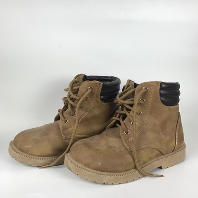 boys lace up work boots