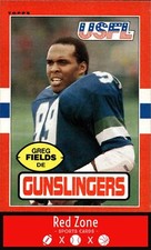 1985 Topps USFL - #116 Greg Fields NM/NM+ Set Break!
