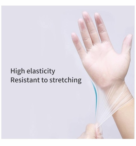 Heavy Duty Vinyl Gloves Small 100pcs Powder Free latex free - Picture 4 of 10