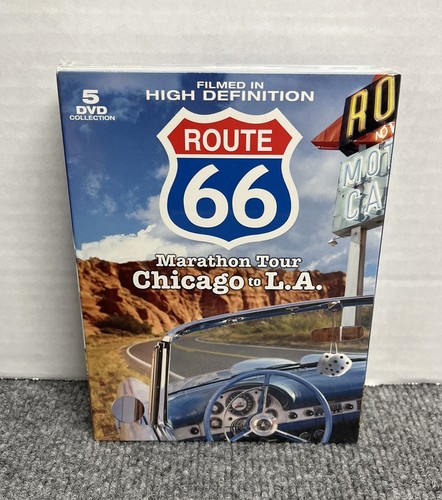 ROUTE 66 Marathon Tour Chicago to L.A DVD 6 Disc Collection - Picture 1 of 2