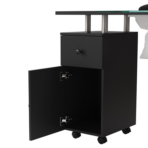 Professional Manicure Table Nail Technician Desk Beauty Salon Station w/ Casters - Picture 43 of 66