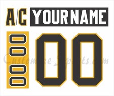 Kingston Frontenacs Customized Number Kit For 2016-2017 White Uniform