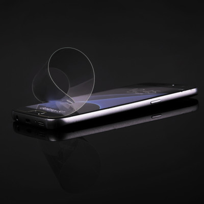 ^ Nano Flexible 9H Glas 0,22 mm Hartglas Echt Glas Schutz Klar Huawei Honor 7C