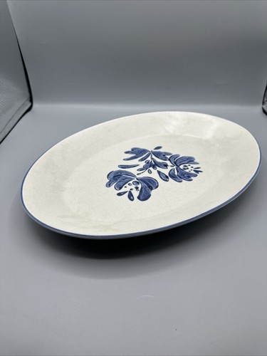 Gres De Colección Pfaltzgraff Yorktowne Plato Ovalado Grande EE. UU. Azul Blanco EE. UU. 10 - Imagen 4 de 6