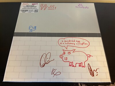 We Are Scientists Huffy Signed Custom Doodled Colored Vinyl LP (Avian & Swine)