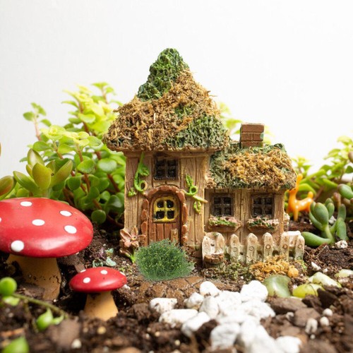 10 Pcs Sand Table Model Grass Tufts Miniature Miniatures Micro Scene