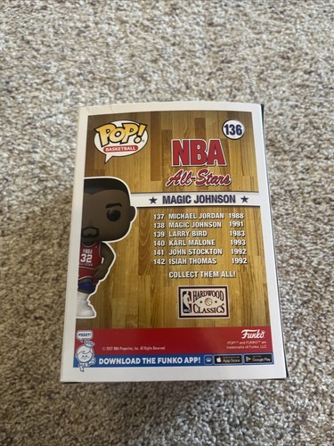 Funko Pop! Vinyl: Magic Johnson (Red) - Target (Exclusive) #136 - Picture 4 of 6
