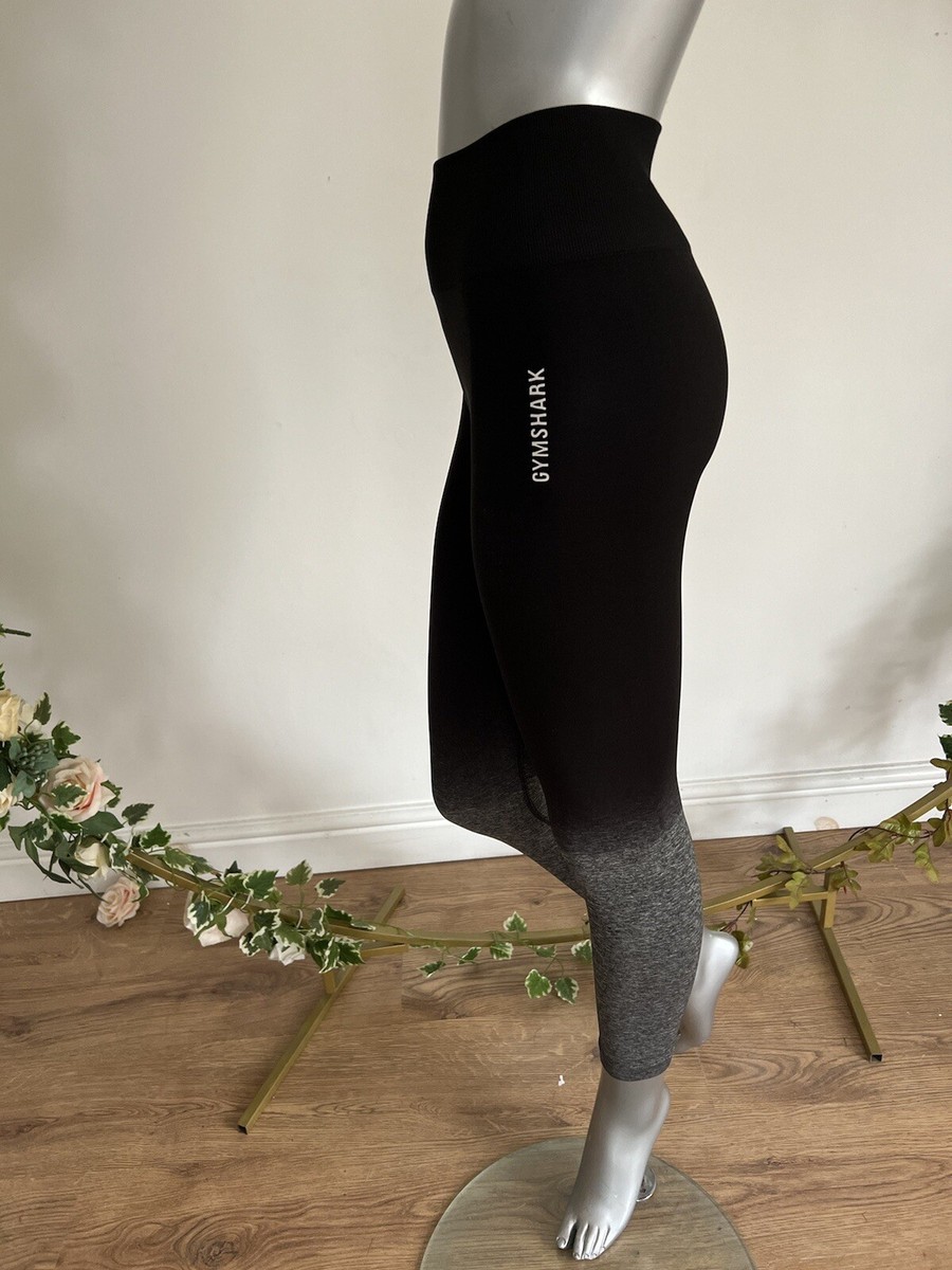 Gymshark Seamless Leggings Womens Size XS Adapt Ombre Black Grey