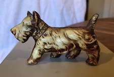 Vintage Celluloid Dog Yorkshire Terrier Figurine Made In Japan 3.5" - Rare