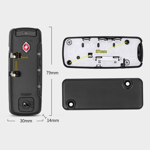 Security Safely Code Lock TSA21101 2 Digit Combination Lock TSA Customs Lock - Bild 2 von 6