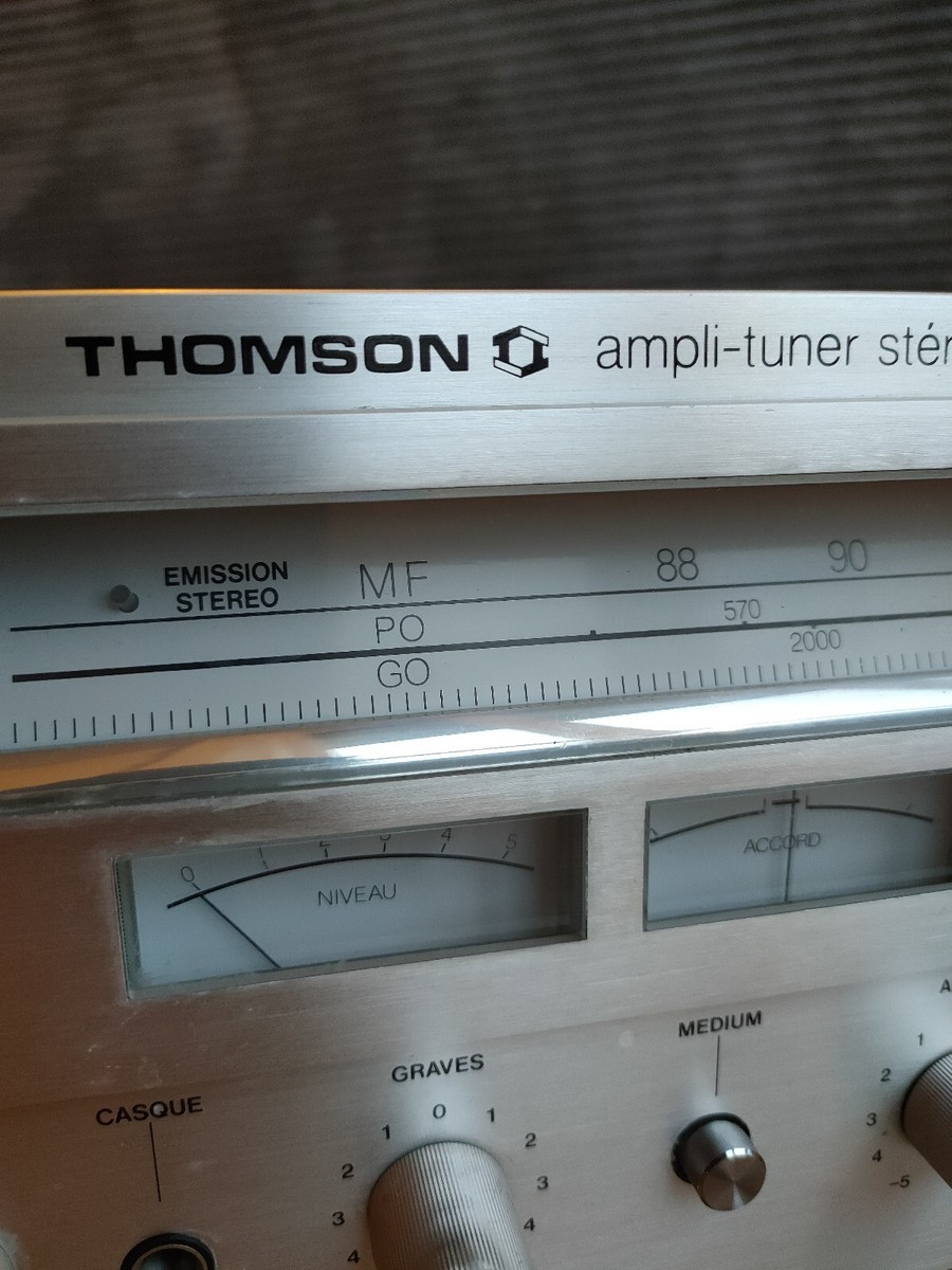 Préampli Stéréo Vintage Thomson PA-3517 T (Années 80) – Fonctionne Parfaitement